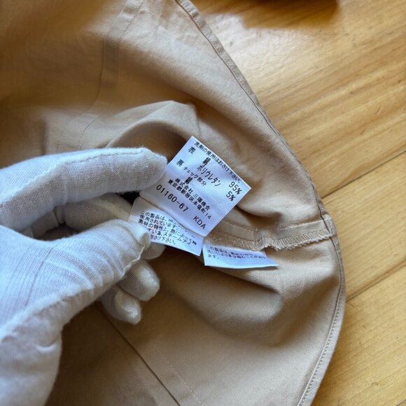 Burberry London Girls Beige Plaid Cuff Button-Up Shirt Size 150A (US 12-13Y) - Picture 10 of 11